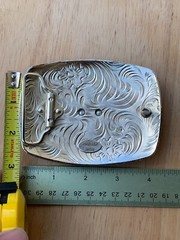 Western Buckle Gold Silver Red Horse Head Buckle Cowboy 2 » Hebillas Vaqueras