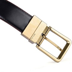 Beltox Men’s Belts 34-36, Antique Gold Buckle With Black/Lt Brown Belt