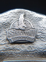 1988 Siskiyou American Veteran Enameled Belt Buckle