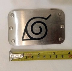 Naruto Uzumaki Belt Chrome buckle 2002 Masashi Kishimoto