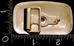 LL18117 VINTAGE ***COVERED WAGON*** POLISHED SILVERTONE BELT BUCKLE