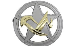 New Men Women Silver Metal Belt Buckle Round Gold Texas Star Circle Shape Shield