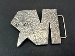 Mecca Vintage Clothing Line Textured Silver Color Belt Buckle