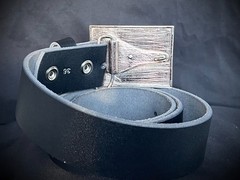 “Heavy Is the Head” New Gothic Industrial Belt Buckle OOAK Darren McNeese