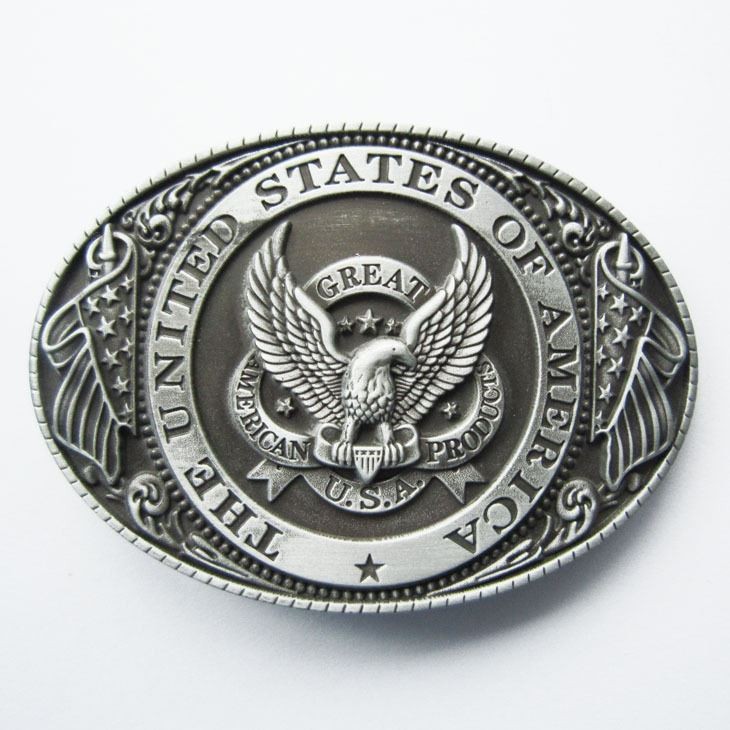 Original USA Eagle United States Flags Metal Belt Buckle