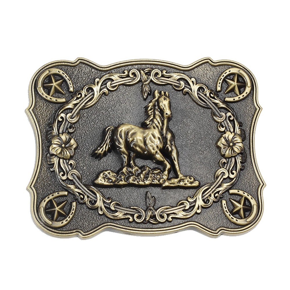 Horse Belt Buckle Western Cowboy Cowgirl Native American Motorcyclist (HRS-15)