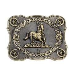 Horse Belt Buckle Western Cowboy Cowgirl Native American Motorcyclist (HRS-15)
