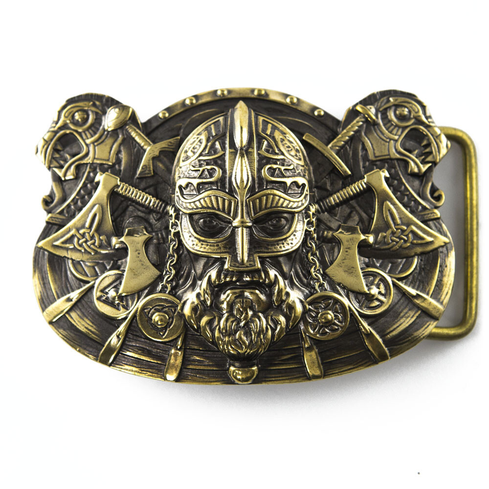 Belt buckle Viking; warrior belt buckle; Scandinavian warrior buckle