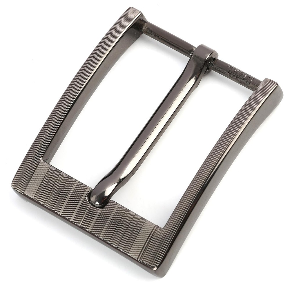 Men&rsquo;s Belt Buckle, Metal Belt Buckle, 40 mm, Snap Fastener, Square…