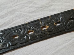 Ivan Taiwan Lone Star Belt Buckle with Size 34 Steerhide Belt 1.5” Wide