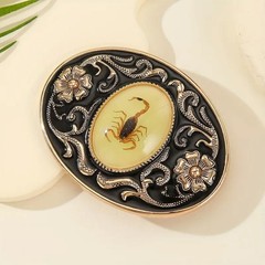 1Pcs Scorpion Vintage Style Cowboy Antique Scorpion Belt Buckle Glow in dark New