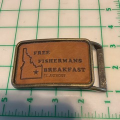 Lot of 4belt buckles brass pewter Star. Brass Eagle and others