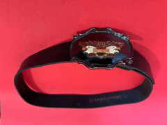 Vintage Rarity Leather Belt And Buckle, Harley Davidson. PainTree 1978 USA