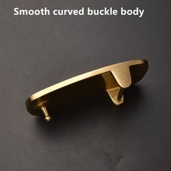 Copper buckle men&rsquo;s brass belt buckle plate buckle belt buckle smooth buckle