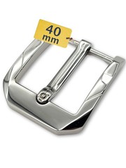 Premium Belt Buckle Men&rsquo;s 40mm Wide Silver Shiny Belt Buckle for …