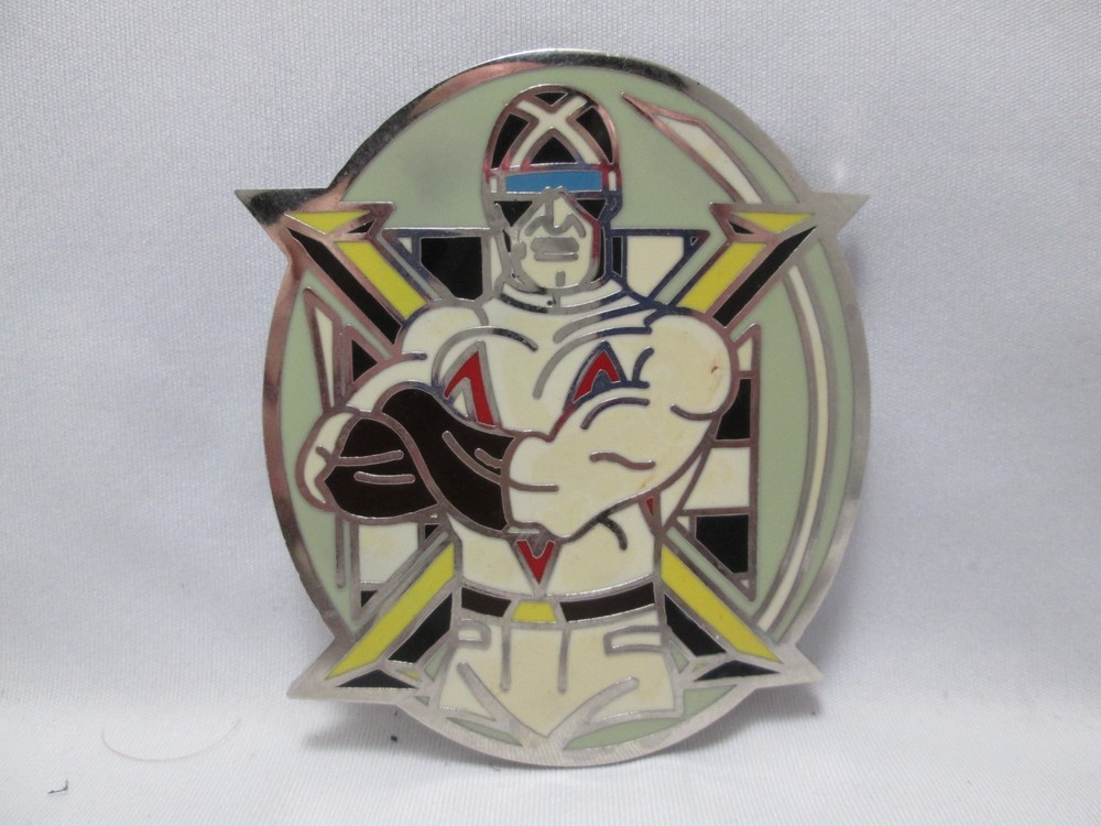 Speed Racer Belt Buckle Racing Theme Enamel 3 in. Oval Cartoon Hero