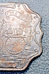 Vintage Belt Buckle Americas Heroes – Fire Department BOSTON Horse & Carriage