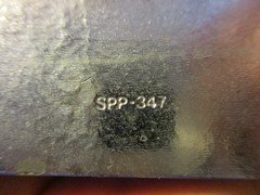 SNAP-ON TOOLS VINTAGE SPP-347 CHROME BELT BUCKLE WYOMING STUDIO ART WORKS BRAND