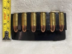 9mm Bullet Belt Buckle. – (BULLETS – NOT INCLUDED) – 9mm fits tightly.