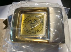 5 New Old Stock Boxed Lot National Holmes Association Belt Buckle Coal Miners!