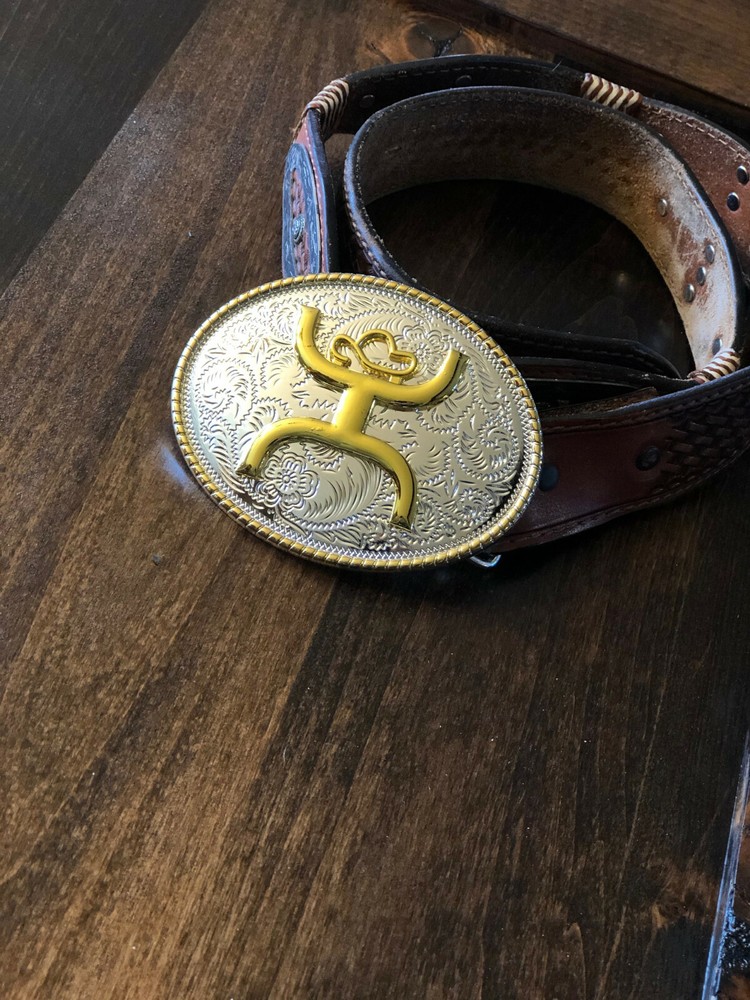 Large Oval Cowboy Western Belt Buckle with 3D Cowboy  (GREAT GIFT!!!!!!!!!!!)