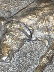 1981 Spec Cast Bull Riding Belt Buckle