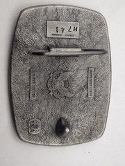 Vintage LE 1979 Hogs Are Beautiful Belt Buckle Pigs Farmer Enameled Heavy # H741
