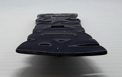 “NEW” Rock Star BELT BUCKLE Dark Blue Speckled Enamel Gray Metal Music Superstar