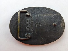 Vintage Madden Portable Buildings Solid Brass Belt Buckle Handmade Classic