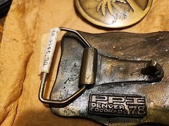 Vintage 1978 Sailboat Belt Buckle, PPI Denver Colorado