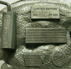 Clay County Fair Spencer Iowa 2006 Covered Wagon Farm & Ag Belt Buckle Ltd Ed