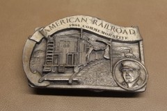 belt buckle 1984 Arroyo Grande Buckle American Railroad Commemorative limited