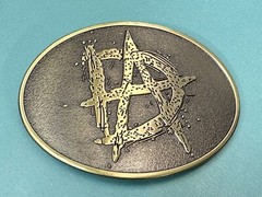 Dean Ambrose Jon Moxley Belt Buckle Wwe Loot Crate Exclusive 2016 Wrestling