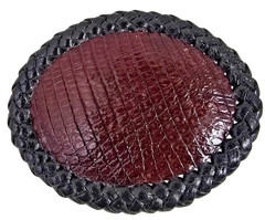 LIZARD skin Belt Buckle Handmade Western Cowboy HANDMADE NEW Authentic