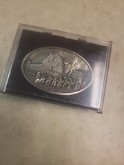 Vintage Bergamot Belt Buckle T149 1984 USA made,