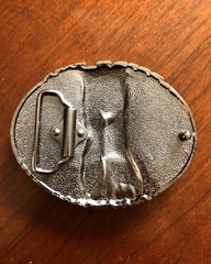 Kiss My Ass Gangster Funny Bar Joke Humour Metal Unisex Men’s Belt Buckle