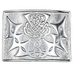Highland Triquetras Thistle Kilt Belt Buckle Scottish Buckle Traditional Outfit