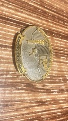 Vintage Metal 80th Anniversary Naval Petroleum Reserve No. 1 Buckle 1912-1992