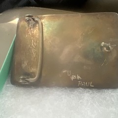 2 Oz Silver belt Buckle