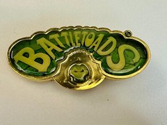 Battletoads June 2017 Loot Crate Gaming Exclusive Nes Gold Tone Belt Buckle