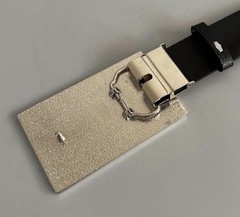 Drunk Breathalyzer Test Blow Here Metal Rectangular Buckle 1.5in Boyfriend Gift