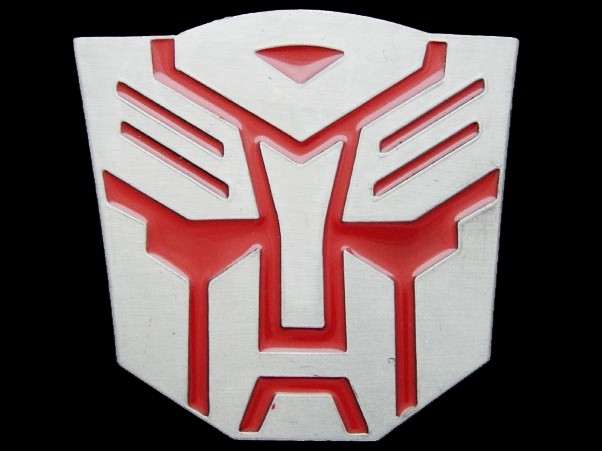 JJ03169 COOL CUT-OUT **TRANSFORMERS AUTOBOTS** EMBLEM BELT BUCKLE
