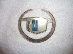 Cadillac Crest Wreath Logo Belt Buckle GM Licensed 5 1/4 by 4 1/2