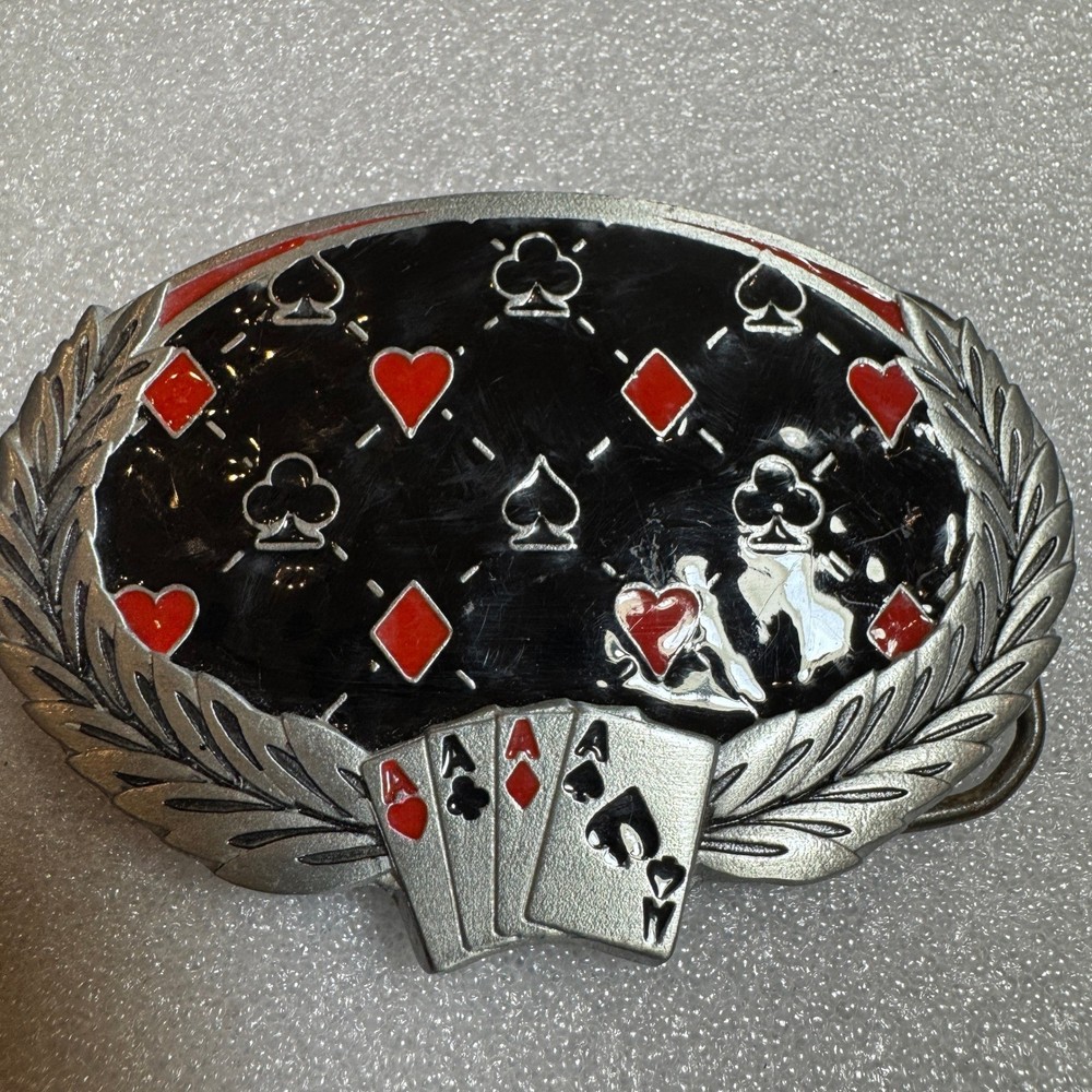 Great American Products 2008 Playing Cards Poker Ace Belt Buckle