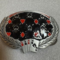 Great American Products 2008 Playing Cards Poker Ace Belt Buckle