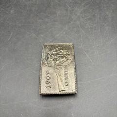 Vintage Geronimo 1907 Native American Apache Belt Buckle Western Americana Metal