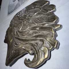 Old Indian Chief Head Vintage Rare Old Belt Buckle Free-shipping