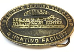 NRA Whittington Center America&rsquo;s Premium Shooting & Hunting Facility Belt Buckle
