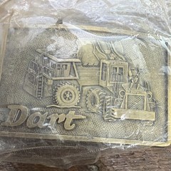 Dart Bronze Antique Finish Men&rsquo;s Truck Industrial Vintage Belt Buckle