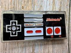 Official Classic Nintendo NES System Video Game Controller Figural Belt Buckle